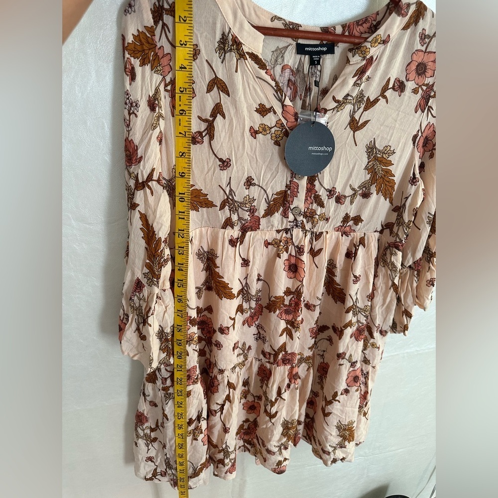 Mittoshop Pink and Orange Ruffled Tiered Sundress - Picture 11 of 12